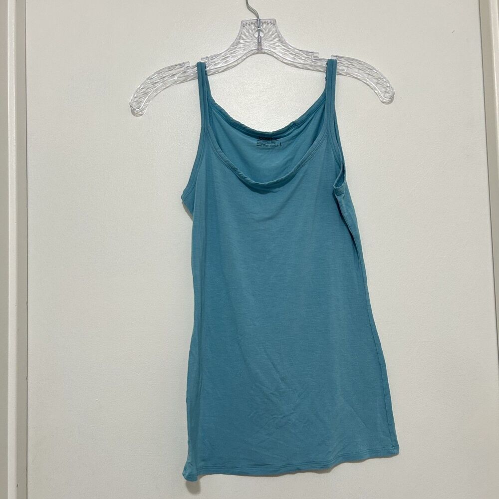 Jockey Elance Supersoft Cami Tank Top Sz Small Teal Blue MicroModal Loungerwear